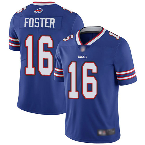 Men Buffalo Bills #16 Robert Foster Royal Blue Team Color Vapor Untouchable Limited Player NFL Jersey